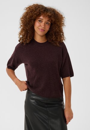 Kaffe, KACASHIE PULLOVER - T-shirt basique - fudge melange