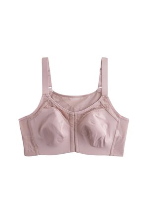 Next REGULAR FIT - TOTAL SUPPORT FRONT FASTENING BACK SMOOTH & SUPPORT BRA  . - Hosszított melltartó - pink