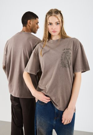 UNISEX - T-shirt imprimé - brown wash
