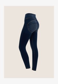 Non sélectionné, denim indigo beige seams