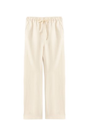 WIDE  - Tygbyxor - beige