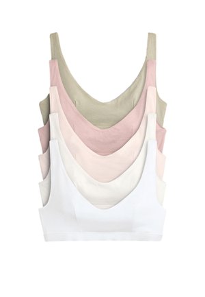 THE SET 5 PACK - Reggiseno a triangolo - pastel pink pastel green