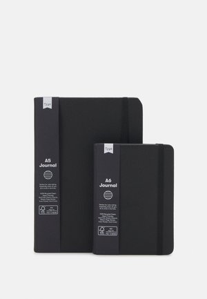 A5 + A6 OURNAL UNISEX 2 PACK - Altri accessori - jet black