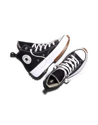 Converse RUN STAR HIKE - Sneaker high - black/white/gum
