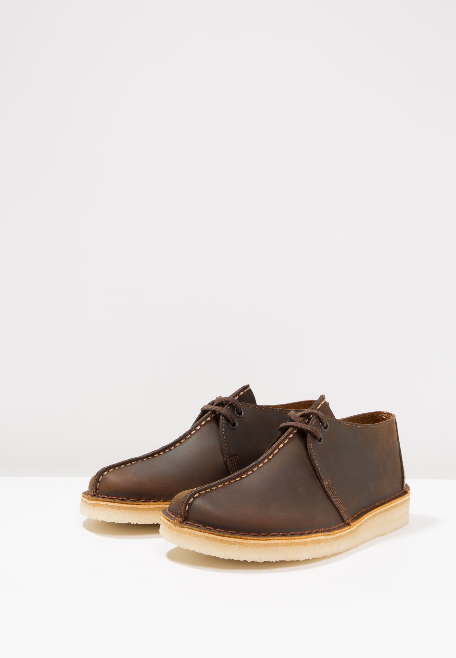 Clarks Originals DESERT TREK - Chaussures à lacets - beeswax/marron -  ZALANDO.BE