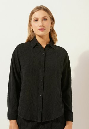 JACQUARD - Camicia - black