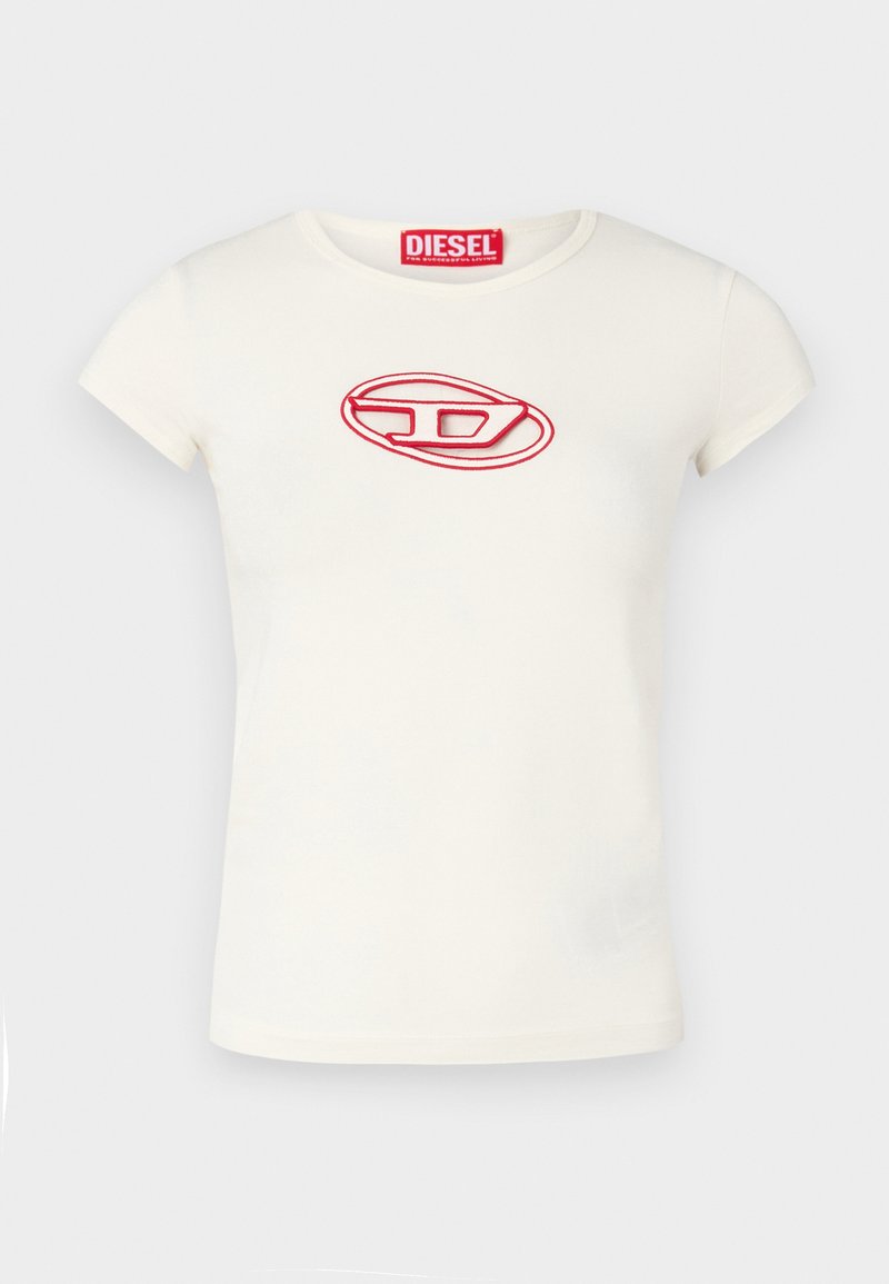 Diesel T-shirt print wit Diesel T-shirt print wit