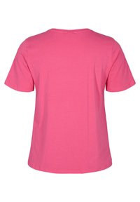 Zizzi Jednoduché tričko - hot pink