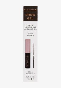 Makeup Revolution REVOLUTION BROW GEL - Eyebrow Gel - dark brown