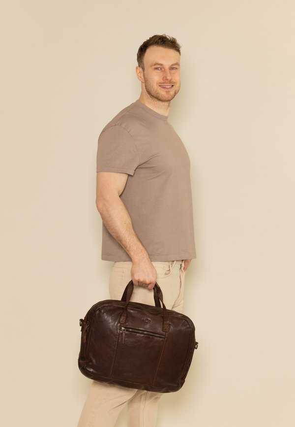 JAXON - Notebooktasche - dunkelbraun