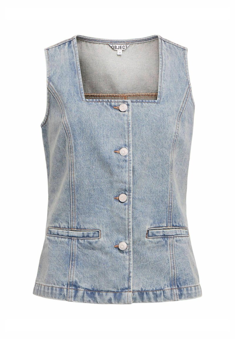 Object Bodywarmer blauw denim/bluedenim