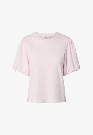 Pieces, T-SHIRT PCPERNILLA PUFF - Lihtne T-särk - cradle pink