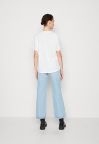 MSCH Copenhagen SMALL LOGO TEE - T-paita - white/lavender