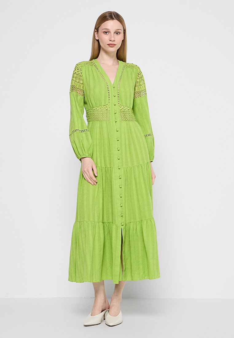 Diane von Furstenberg Blousejurk lichtgroen Diane von Furstenberg Blousejurk lichtgroen