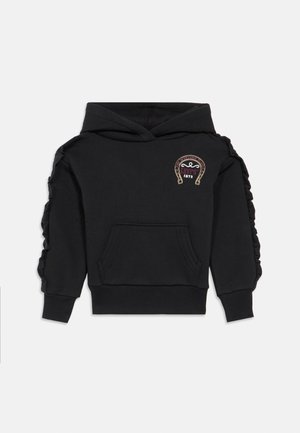 Pulover s kapuco - jet black