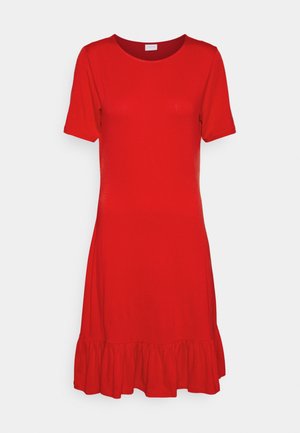 Jersey dress - red