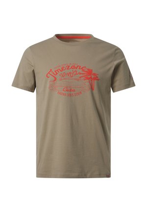 TIMEZONE, CUBA - T-Shirt print - light khaki