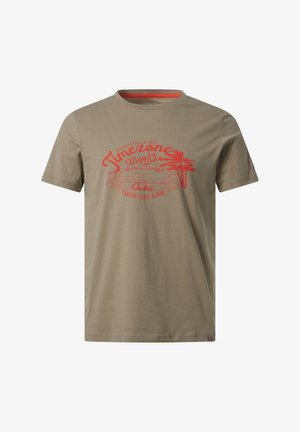 TIMEZONE, CUBA - T-Shirt print - light khaki
