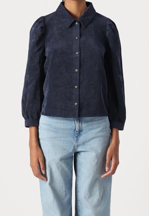 Overhemdblouse - dark blue