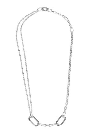 DOUBLE LINK - Halskette - silver coloured