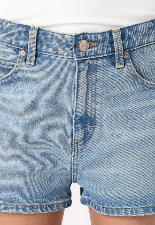 RIDER - Denim shorts - calling card4