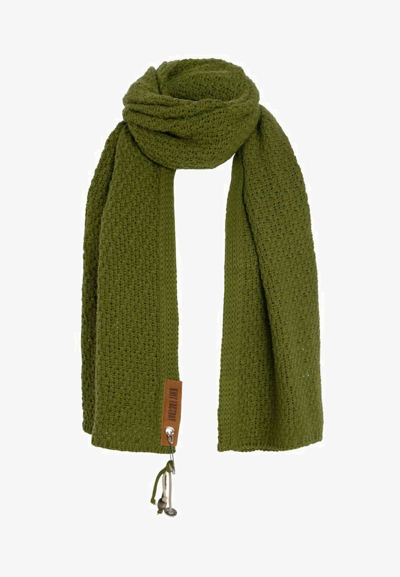 Knit Factory LUNA - Sjaal - moss green