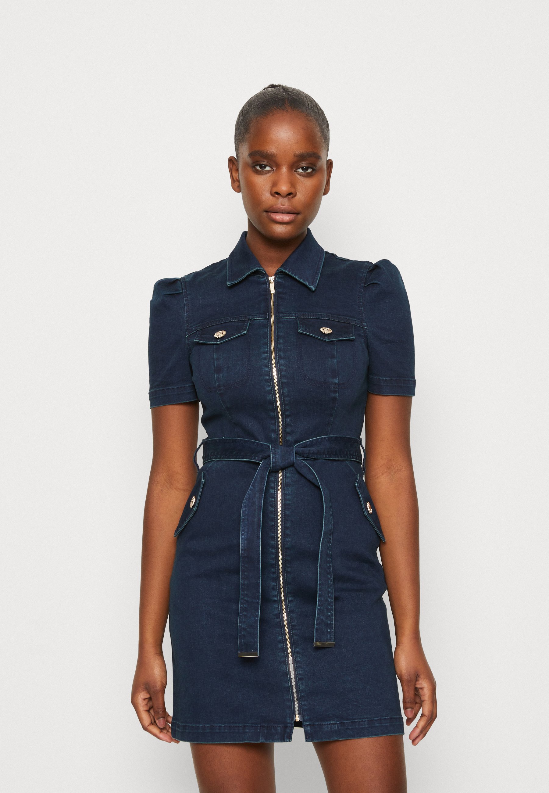 morgan denim dress Morgan RITZ - Denim dress - brut/blue denim