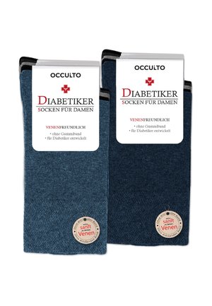 OCCULTO 10 PACK DIABETIKER - Socken - blau schwarz