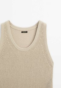 Massimo Dutti Strickpullover - light brown