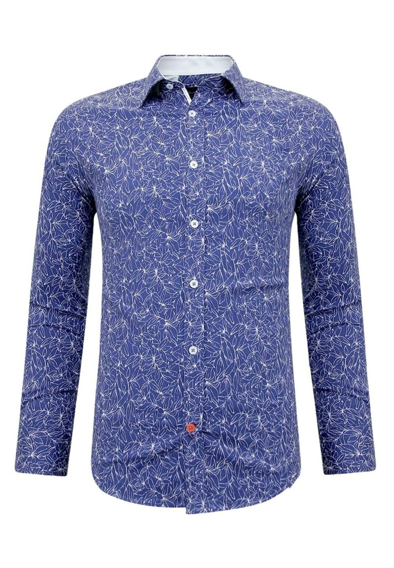 Local Fanatic BLOEMENPRINT 3085 - Overhemd - blue