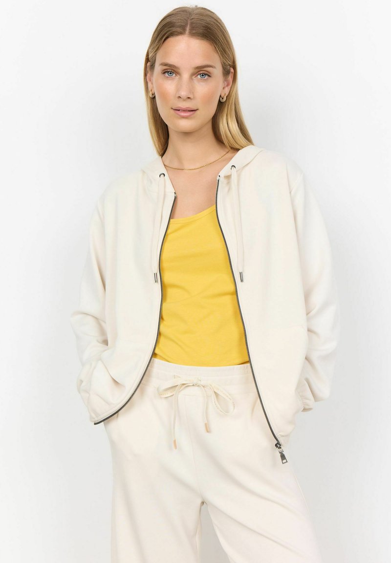 Soyaconcept - SC-BANU 177 - Zip-up sweatshirt - cream, Enlarge