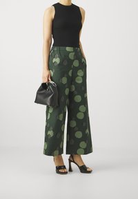 Max Mara Leisure Kalhoty - dark green