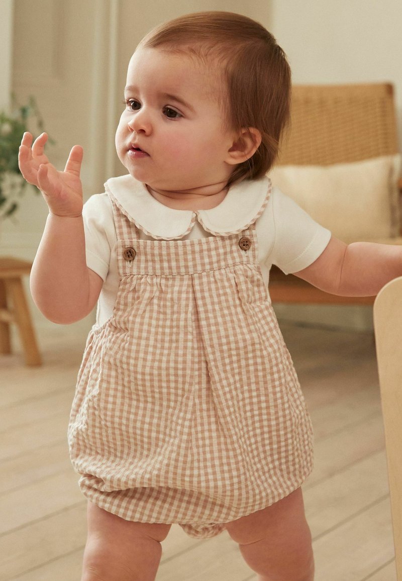 Next SET - REGULAR FIT - Bodi - neutral gingham