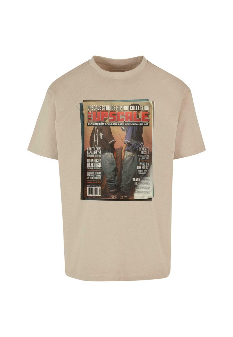 Upscale by Mister Tee T-shirt print zandkleur