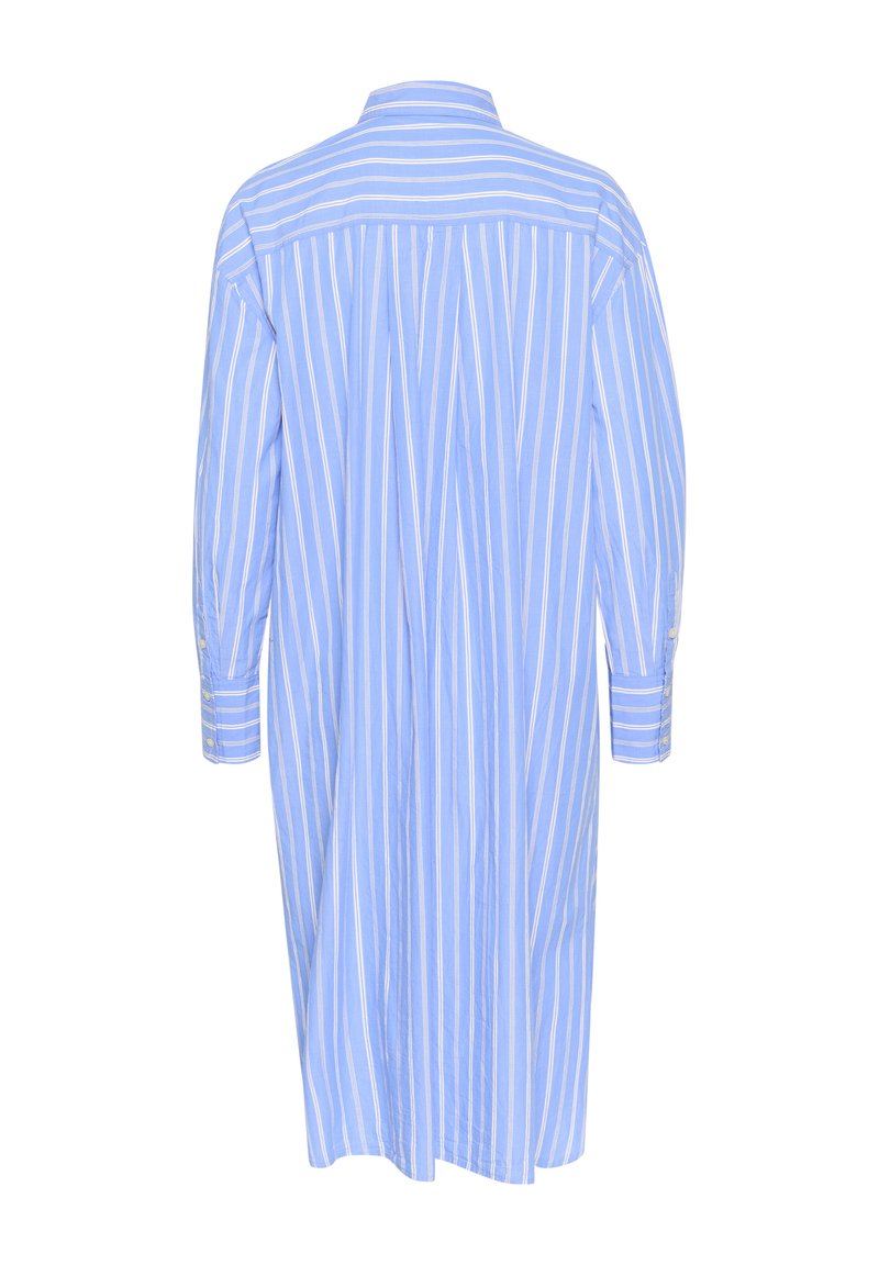 merona shirt dress Soaked in Luxury MERONA - Shirt dress - blue and white stripe/blue