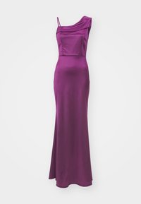 SIRENA ONE SHOULDER - Robe en jersey - plum