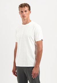 NO EXCESS STRIPED - T-shirt print - offwhite