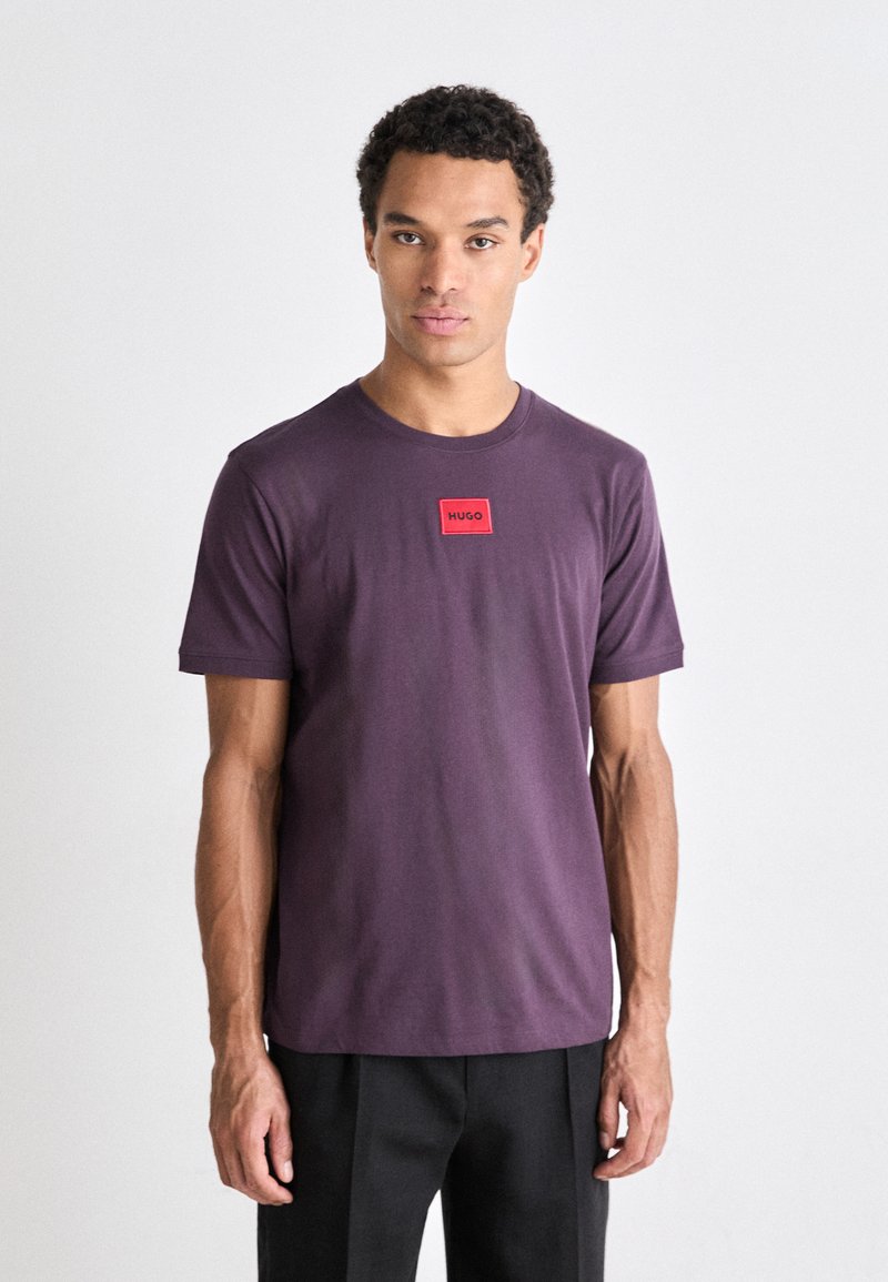 HUGO DIRAGOLINO - Tricou basic - open purple