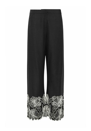 Long Tall Sally, TALL WIDE LEG TROUSERS - Pantalones - black