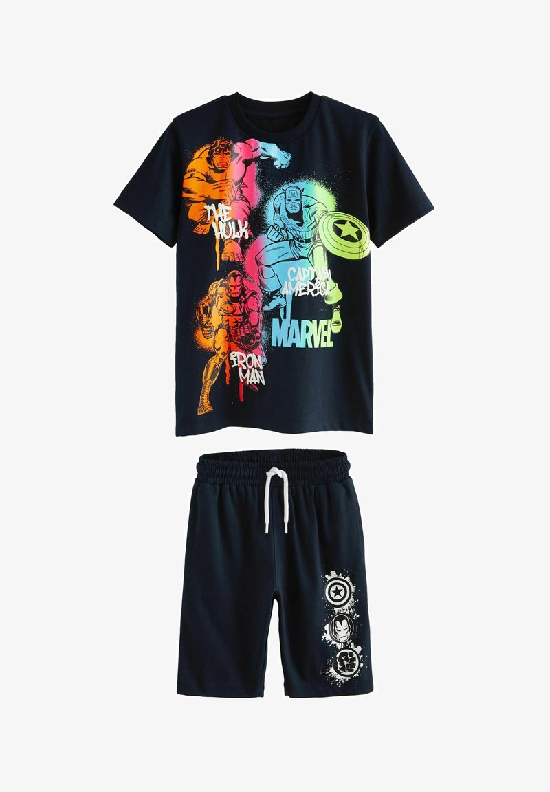 Next SHORT SLEEVE LICENSE AND SET - Verryttelyhousut - navy