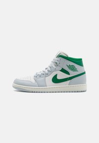 AIR JORDAN 1 MID - Sneaker high - summit white/pine green/pure platinum/sail