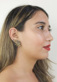 Be Sunset CRUISE ECLIPSE - Earrings - gold/black