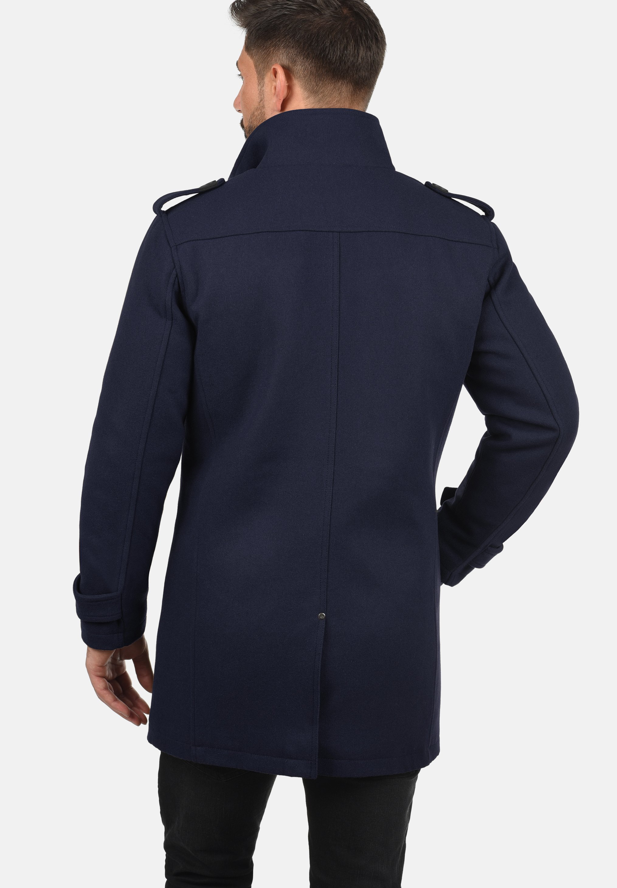 Blend WOLLMANTEL WARREN Trench navy ZALANDO.FR BLEND Warren hommes manteau en laine veste longue en mélange
