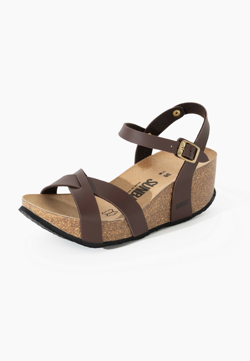 Damen Sneaker | SUNBAY PIVOINE Plateausandalette brown/braun - NB86469 Damen Sneaker | SUNBAY PIVOINE Plateausandalette brown/braun - NB86469