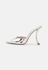 Mules de salto - silver