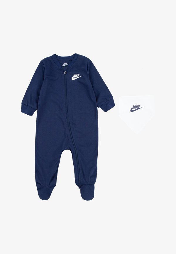 NIKE BABY FOOTED COVERALL AND BIB UNISEX SET - Jumpsuit