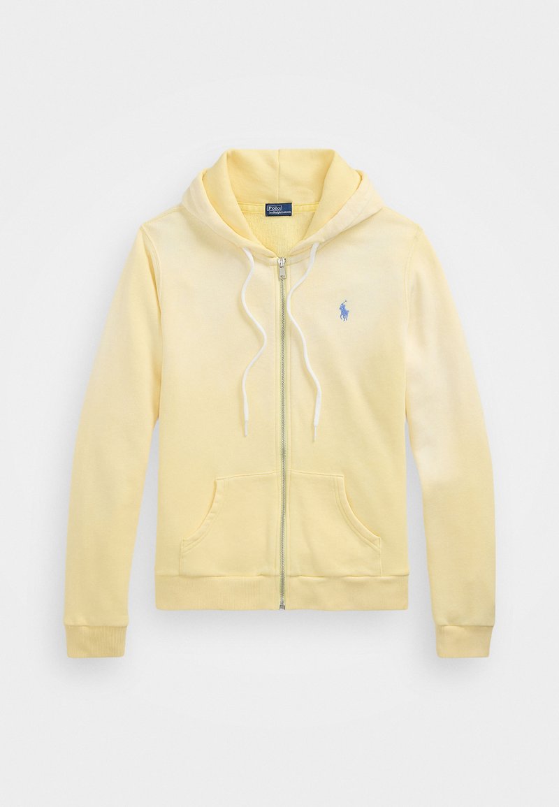 Polo Ralph Lauren ISLAND FLEECE LONG SLEEVE SWEATSHIRT - Užtrauktuku užsegamas treningas - wicket yellow
