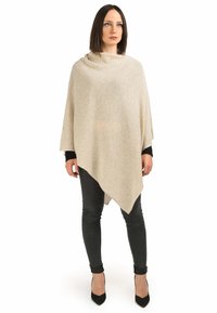 Dalle Piane Cashmere PONCHO - Cape - beige