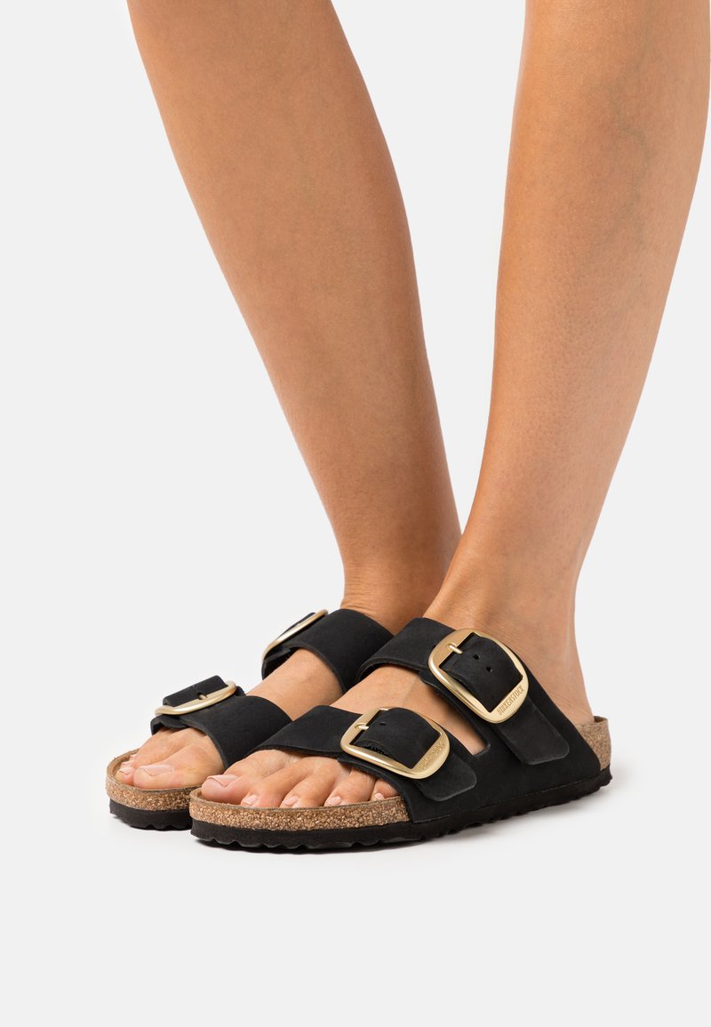 Birkenstock - ARIZONA BIG BUCKLE LENB NARROW - Sandals - black, Enlarge