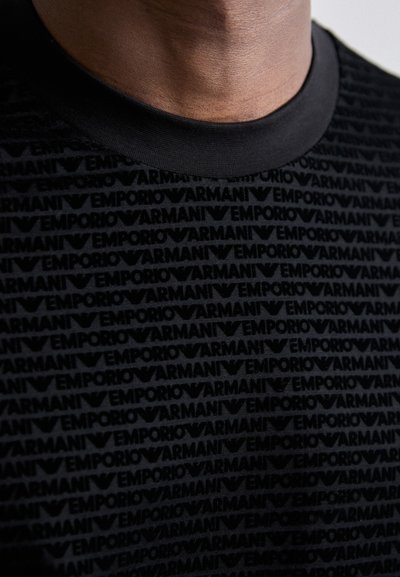 Emporio Armani T-shirts med print - black